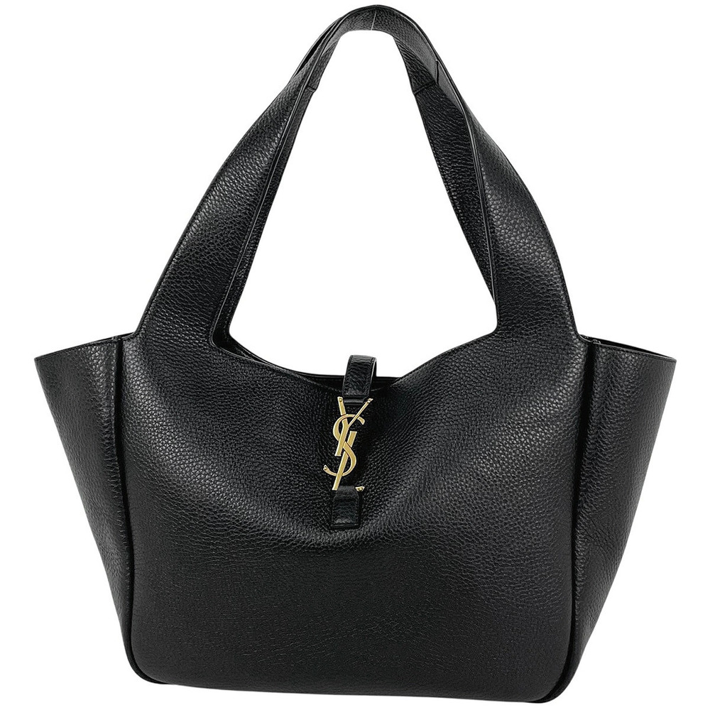 Saint Laurent LE BEA Tote Bag Leather Black